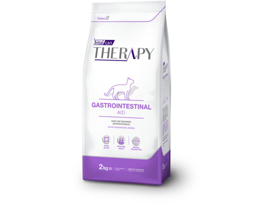 Vitalcan Therapy Feline Gastrointestinal Aid для кошек всех возрастов, при болезнях ЖКТ, 2кг