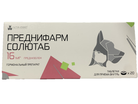 Преднифарм Солютабс 16мг 20таб, НИТА