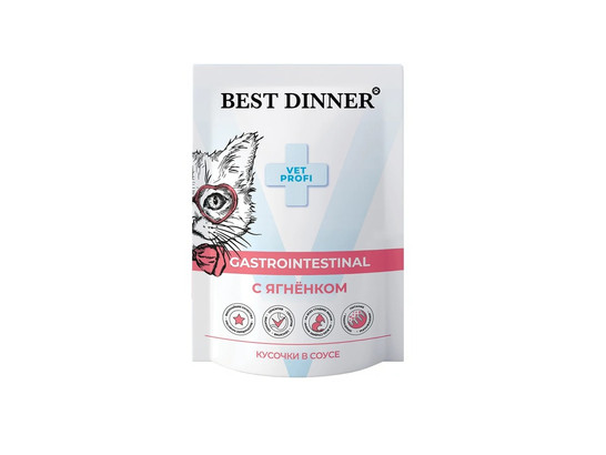 BEST DINNER для кошек Gastro Intestinal, 0.085кг, пауч