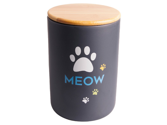 Бокс керамический д/хранения корма Mr.Kranch MEOW 1900 мл