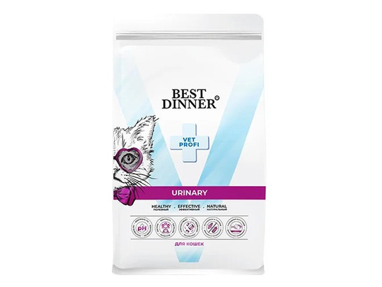 BEST DINNER для кошек URINARY, Курица, 1.5кг