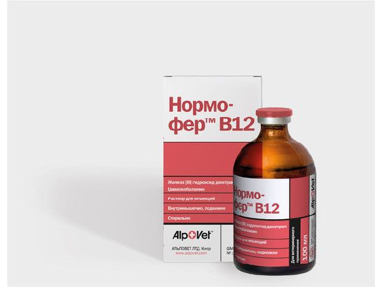 Нормофер В12 раствор 100 мл, 50шт.упак, Alpovet
