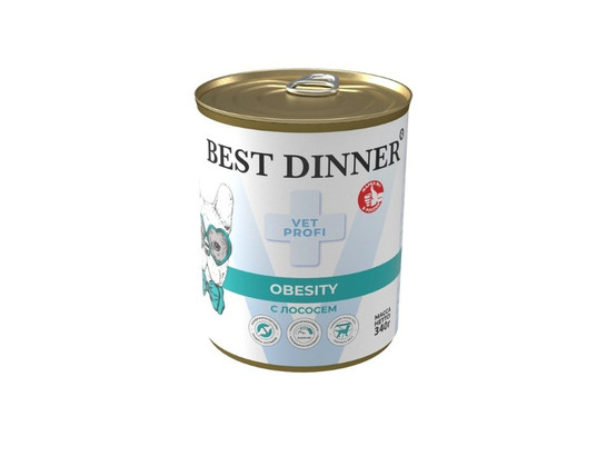 BEST DINNER для собак Obesity (контроль веса), 0.34кг, конс.