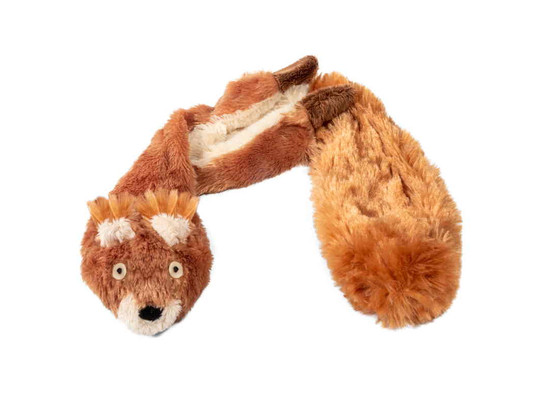 Игрушка д/с GiGwi Plush Friendz Шкурка Белки с пищалкой, 61см