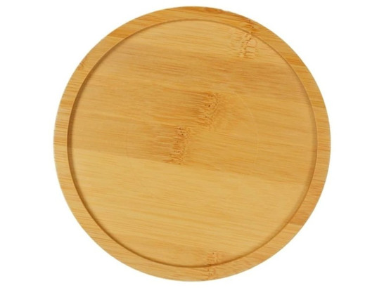 Миска Mr.Kranch Bamboo керамическая на бамбуковой подставке 0.86л