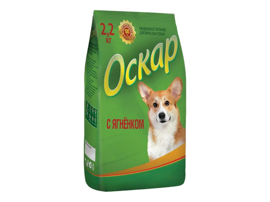 Оскар д/с всех пород с ягненком 2,2кг, 4шт. упак.