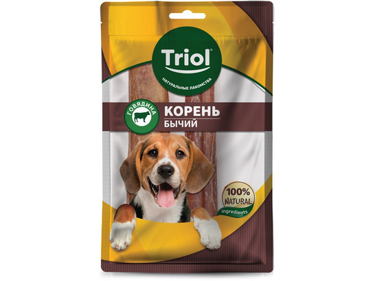 Лакомство д/собак Триол Корень бычий, 40г
