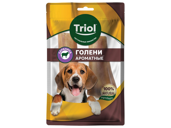 Лакомство д/собак Триол Голени бараньи ароматные, 65г