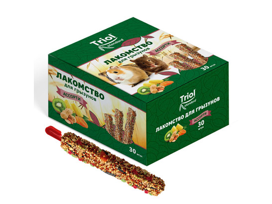 Лакомство д/грызунов Триол Standard Ассорти 1 штука 