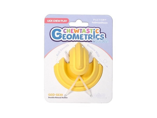 Игрушка интерактивная д/с Chewtastic Geometrics Geo-Gem из натур.каучука, d 7.5см