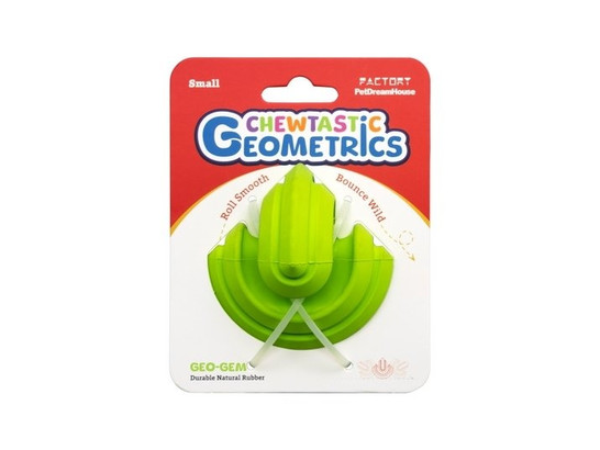 Игрушка интерактивная д/с Chewtastic Geometrics Geo-Gem из натур.каучука, d 7.5см