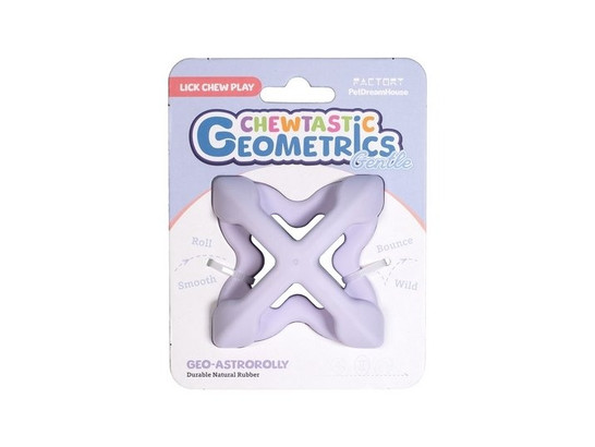Игрушка интерактивная д/с Chewtastic Geometrics Geo-AstroRolly из натур.каучука, d 7.0см