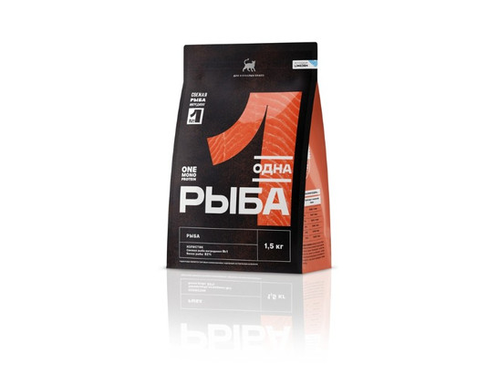Одно Мясо для кошек, Рыба, 1.5кг 
