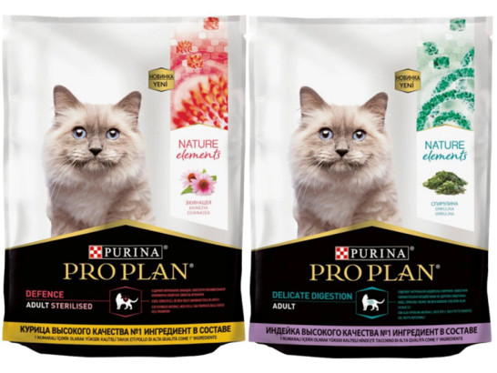 Pro Plan Nature Elements для кошек, 0.4кг