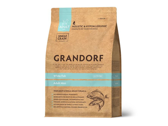 GRANDORF DOG MINI White Fish (белая рыба для собак мини пород) 1 кг