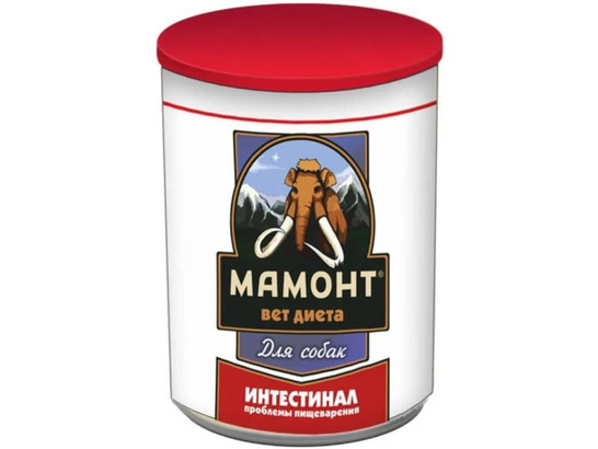 Мамонт VET Diet для собак Intestinal 0.525кг, конс.