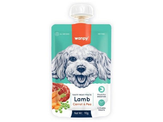 Дополнительный корм Wanpy Dog д/с 90г Мясной мусс